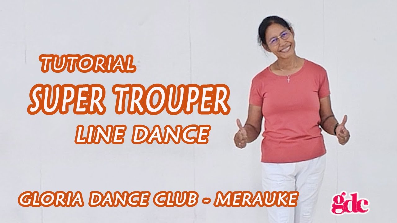 TUTORIAL SUPER TROUPER - LINE DANCE - CAECILIA MARIA FATRUAN - GDC MERAUKE PAPUA SELATAN