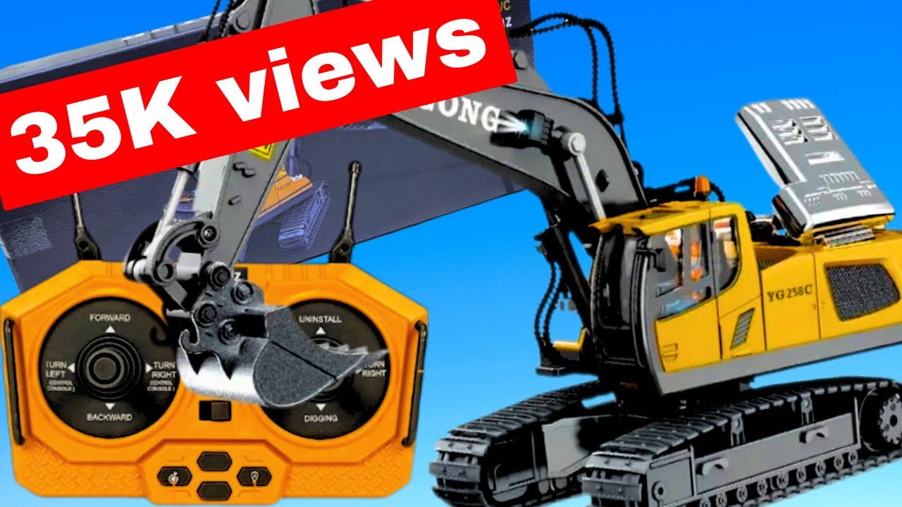 YIGONG YG258C EXCAVATOR UNBOXING! FULL METAL !