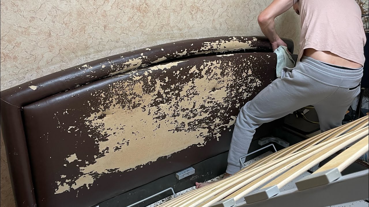 Перетяжка кровати своими руками