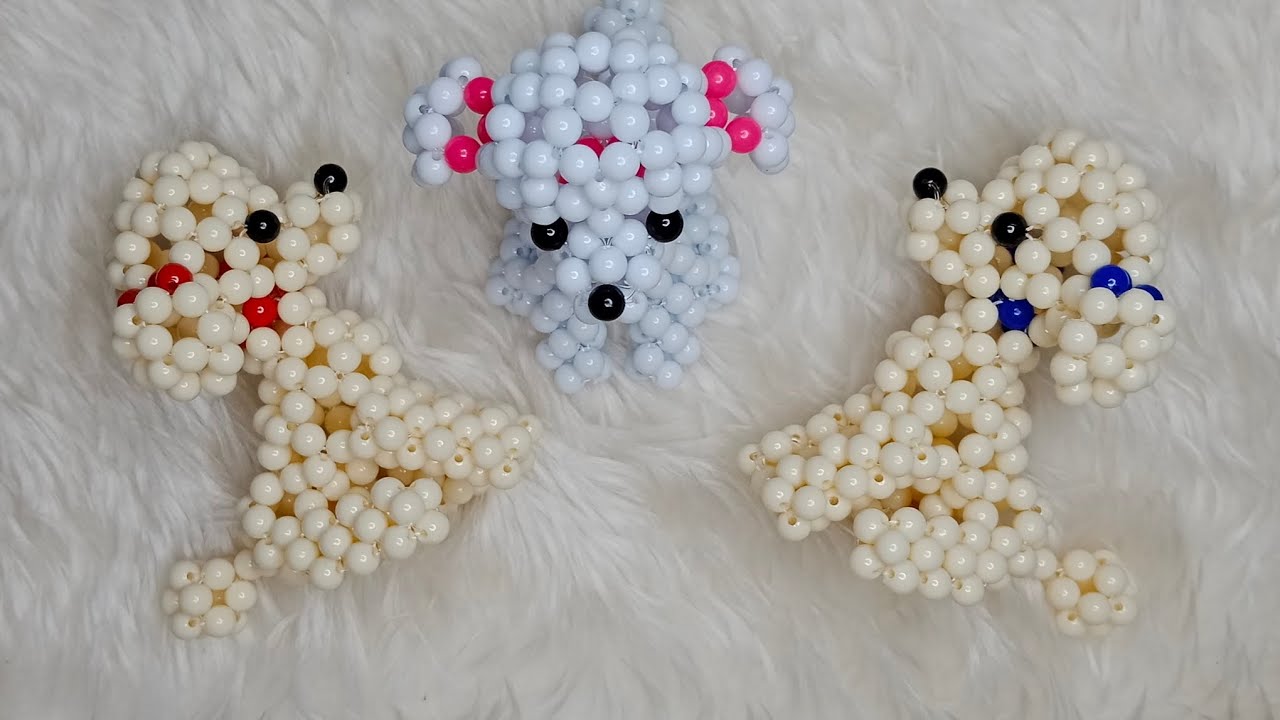 ตุ๊กตาลูกปัด1/3#bead #handmade
