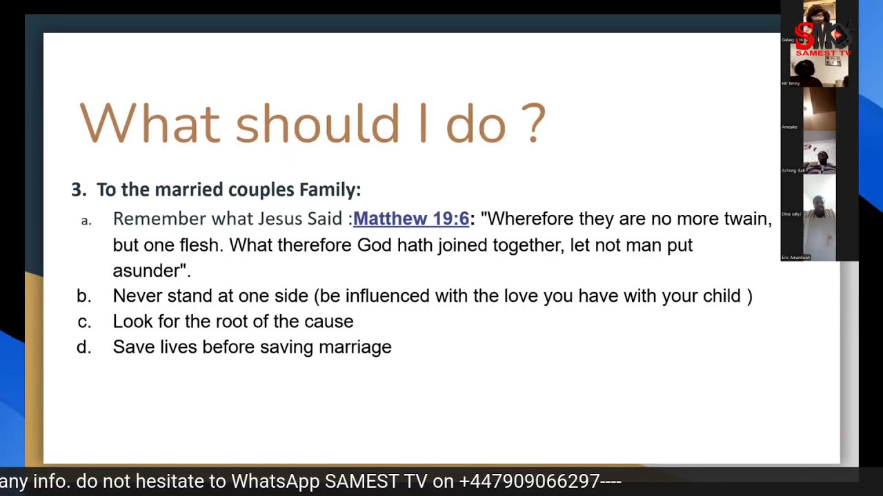 Dealing with a spouse you can't stand: 4th Annual Marriage Conference By Dusseldorf Church of Christ