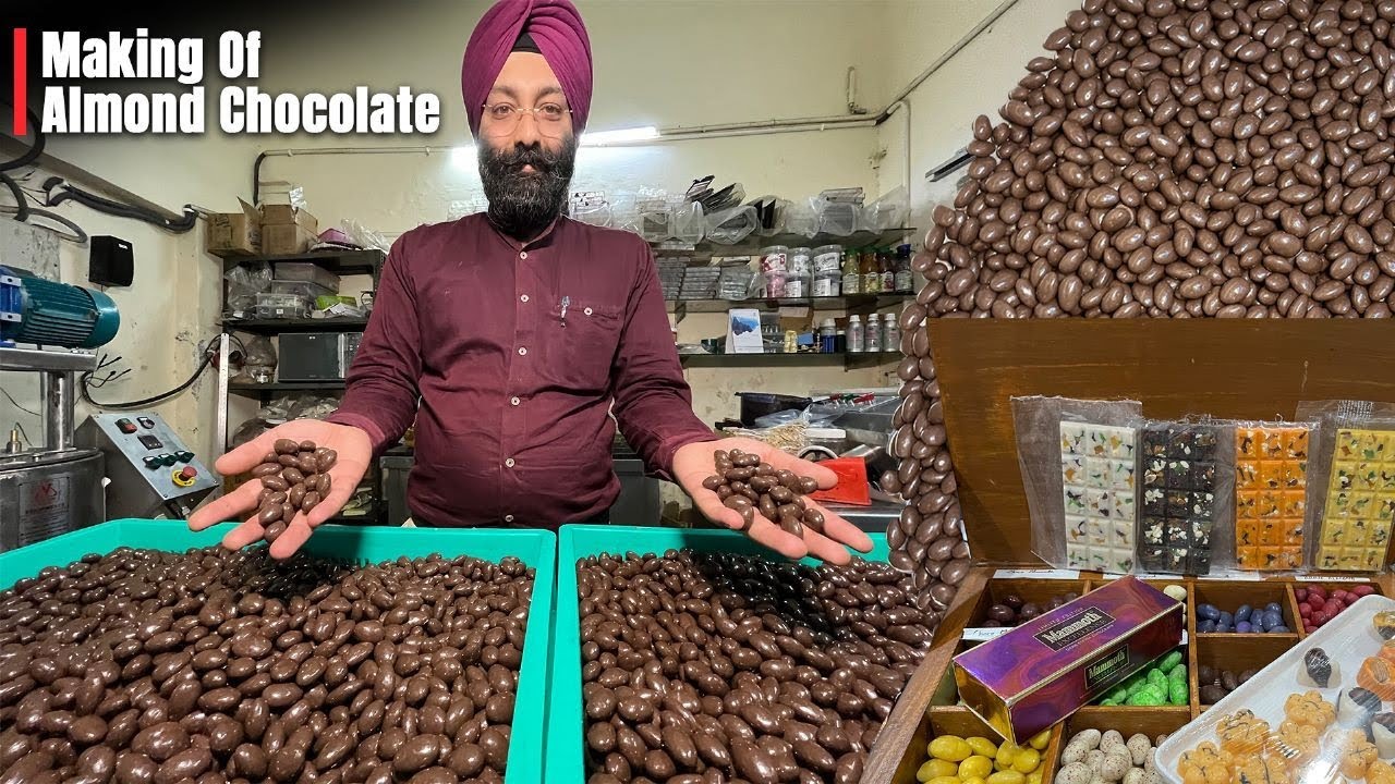 Making Of Dry Fruit Chocolate in Chocolate Factory | कुछ इस तरह से बनती है फैक्ट्री मे चॉकलेट |