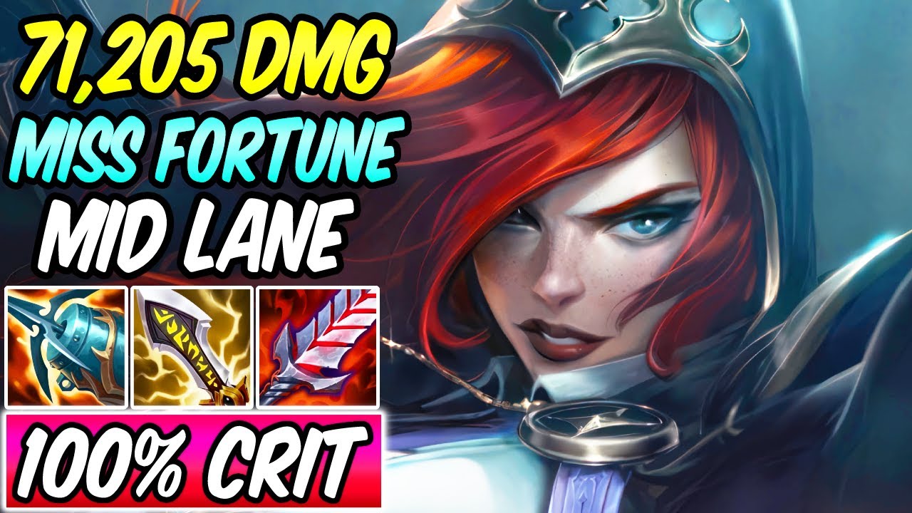 S+ BROKEN COVENANT MISS FORTUNE MID GAMEPLAY 100% CRIT | Best Build & Runes S13 | League of Legends