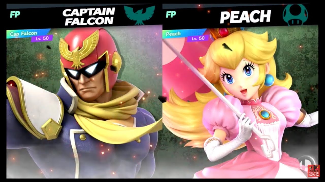 Super Smash Bros Ultimate Amiibo Fights – Captain Falcon vs the World #13 Captain vs Peach