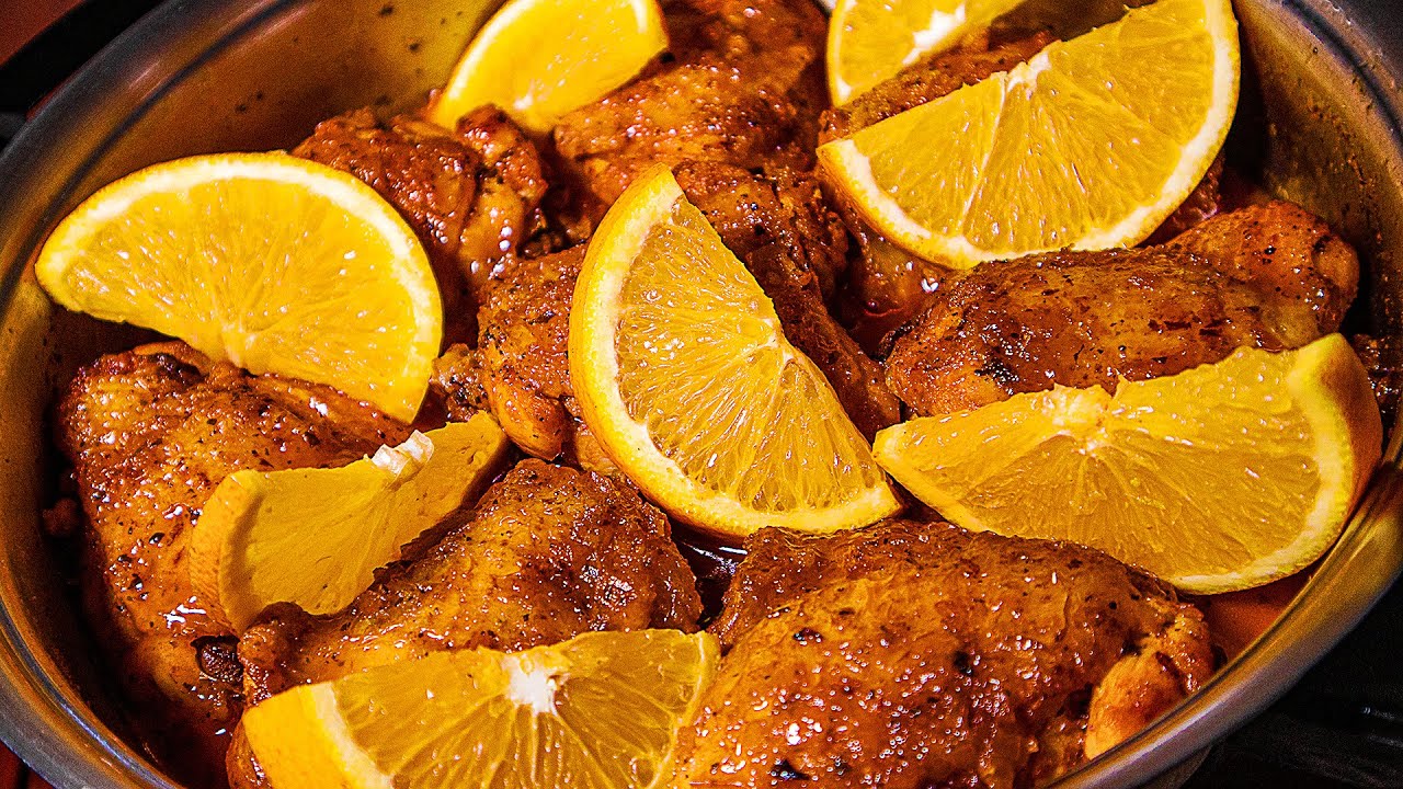 Pollo a la Naranja RIQUÍSIMO y SUPER FÁCIL DE HACER | Sazón y Corazón