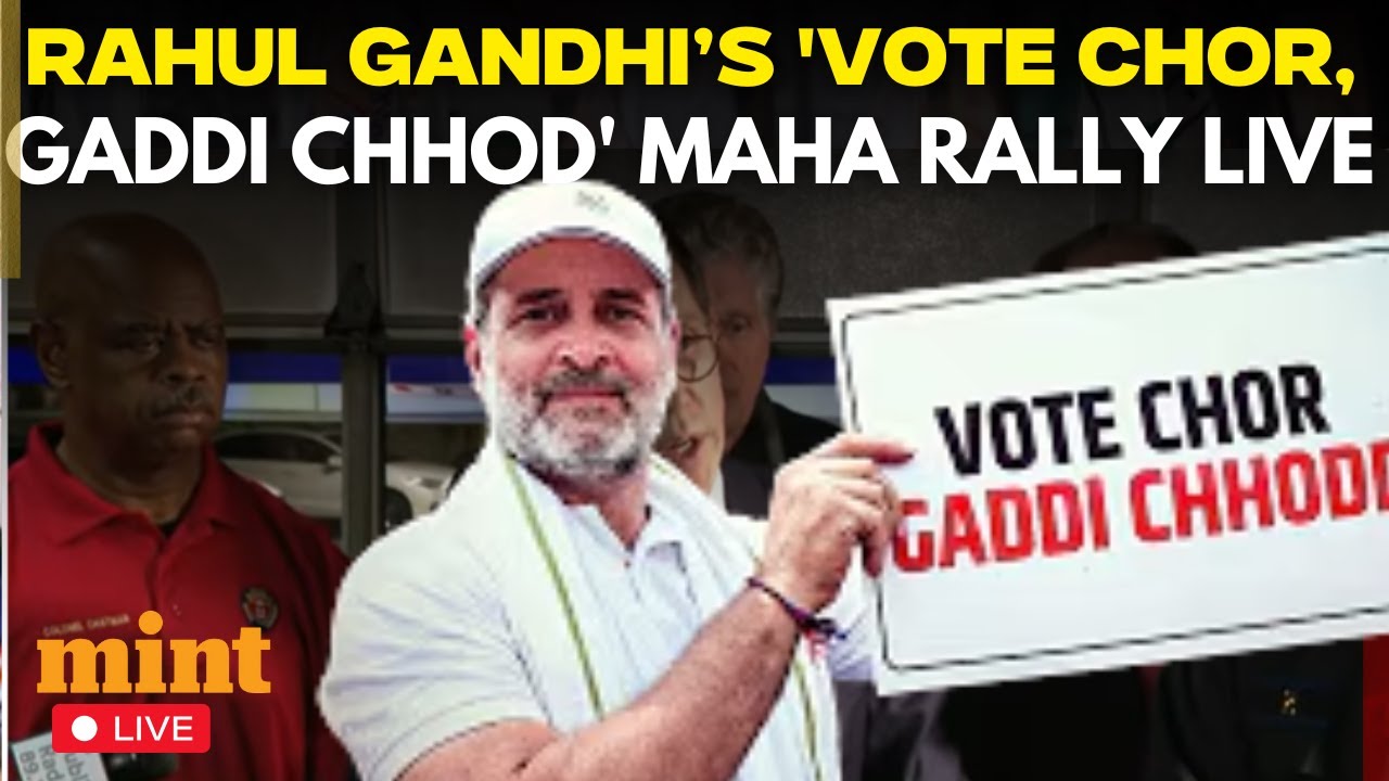 LIVE: LoP Rahul Gandhi Holds Maha Rally On 'Vote Chori' In Delhi | Ramlila Maidan | BJP | Congress