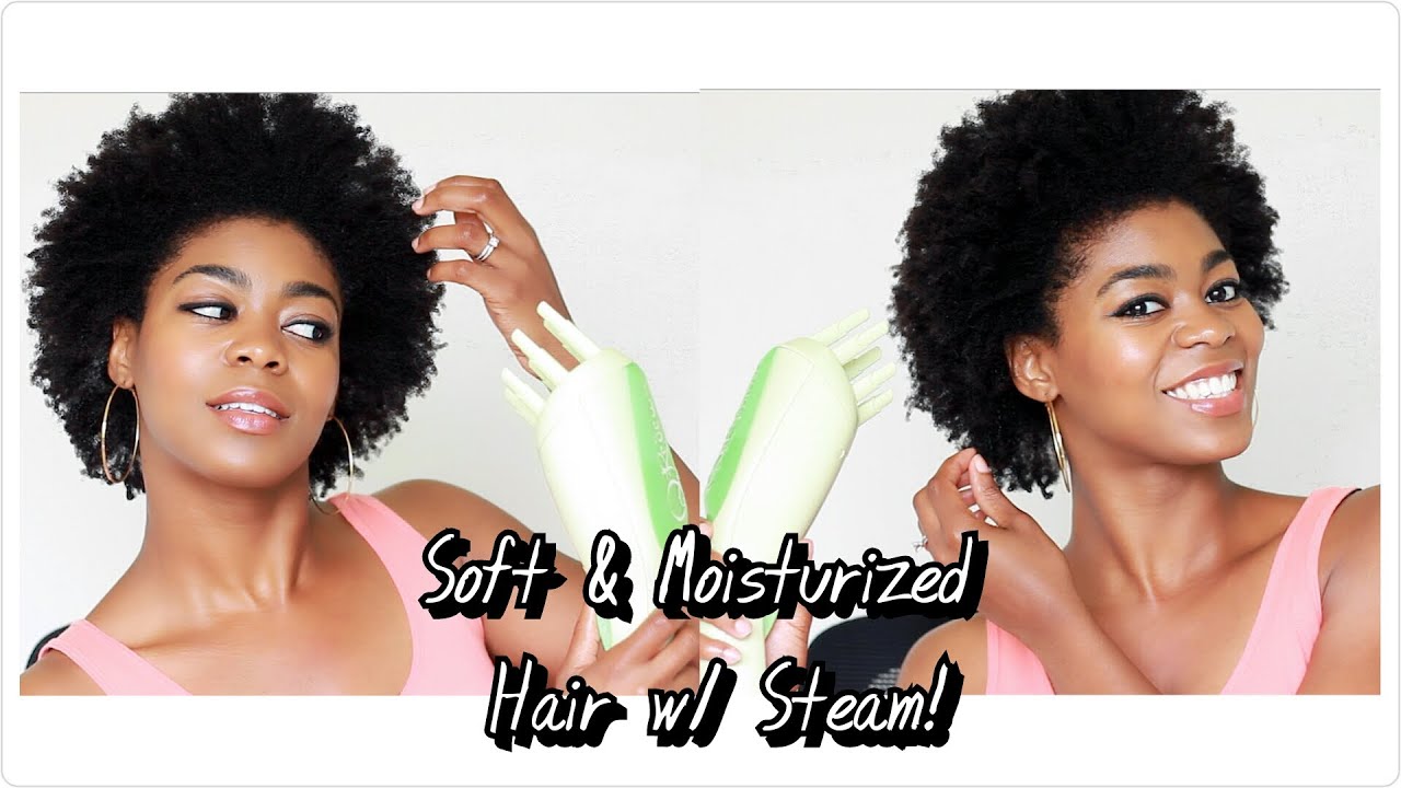 Soft & Moisturized Hair Using Steam! - Q-Redew Review + Full Demo! - 4C Natural Hair