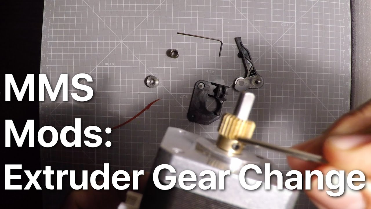 Monoprice Maker Select Mods #4- Change Extruder Lead Gear