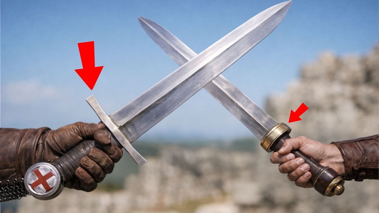 Miecz templariuszy kontra gladius rzymski który był bardziej śmiercionośny