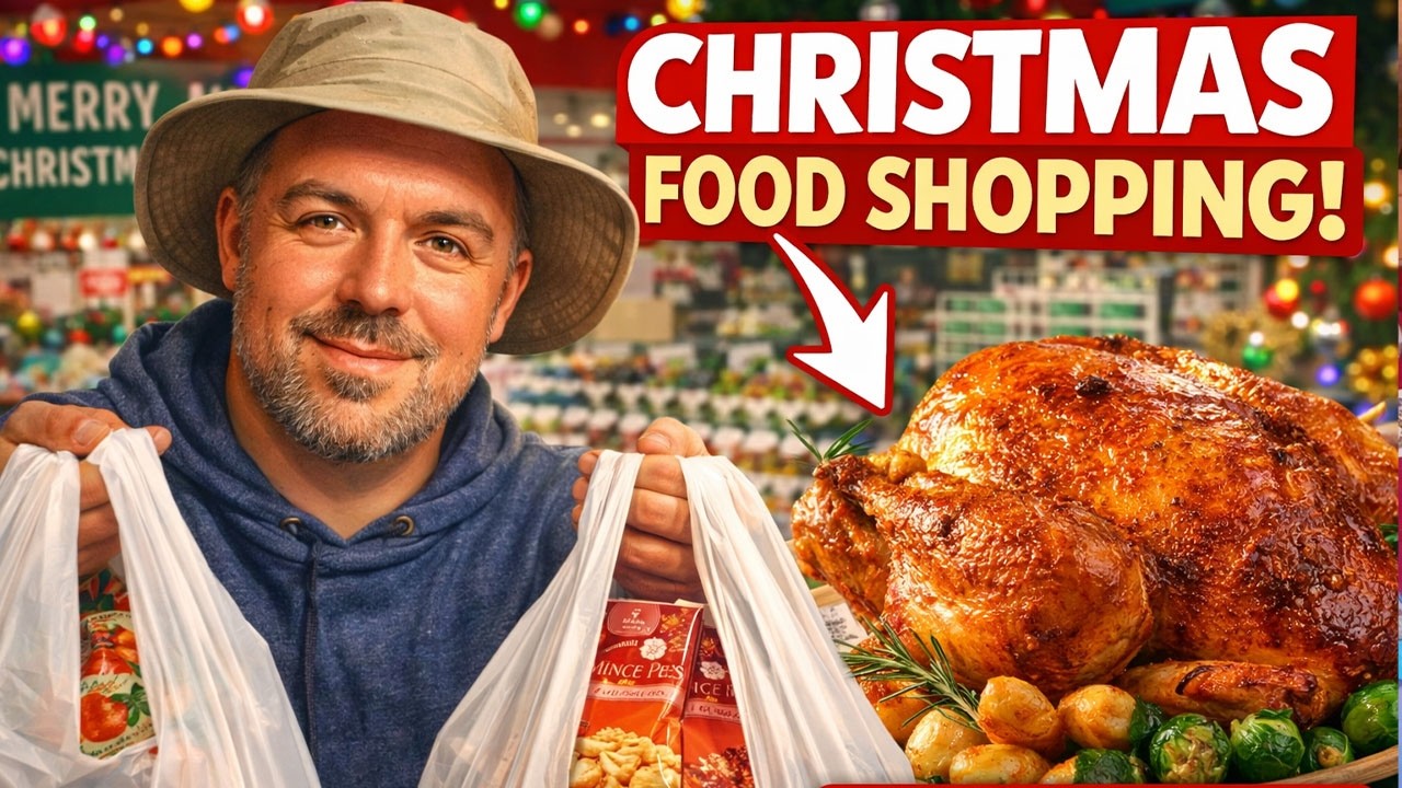 359. Christmas Day Food Haul & Shops Closing for Christmas - Slow Living Alone in Wales