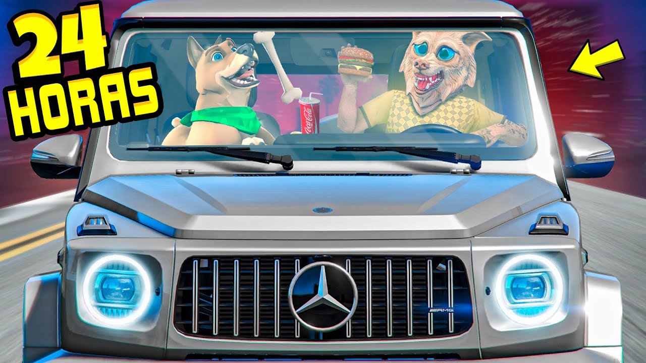 24 HORAS EN UN AUTO DESAF&Iacute;O EN GTA 5 ! - DESAF&Iacute;OS EN GTA 5