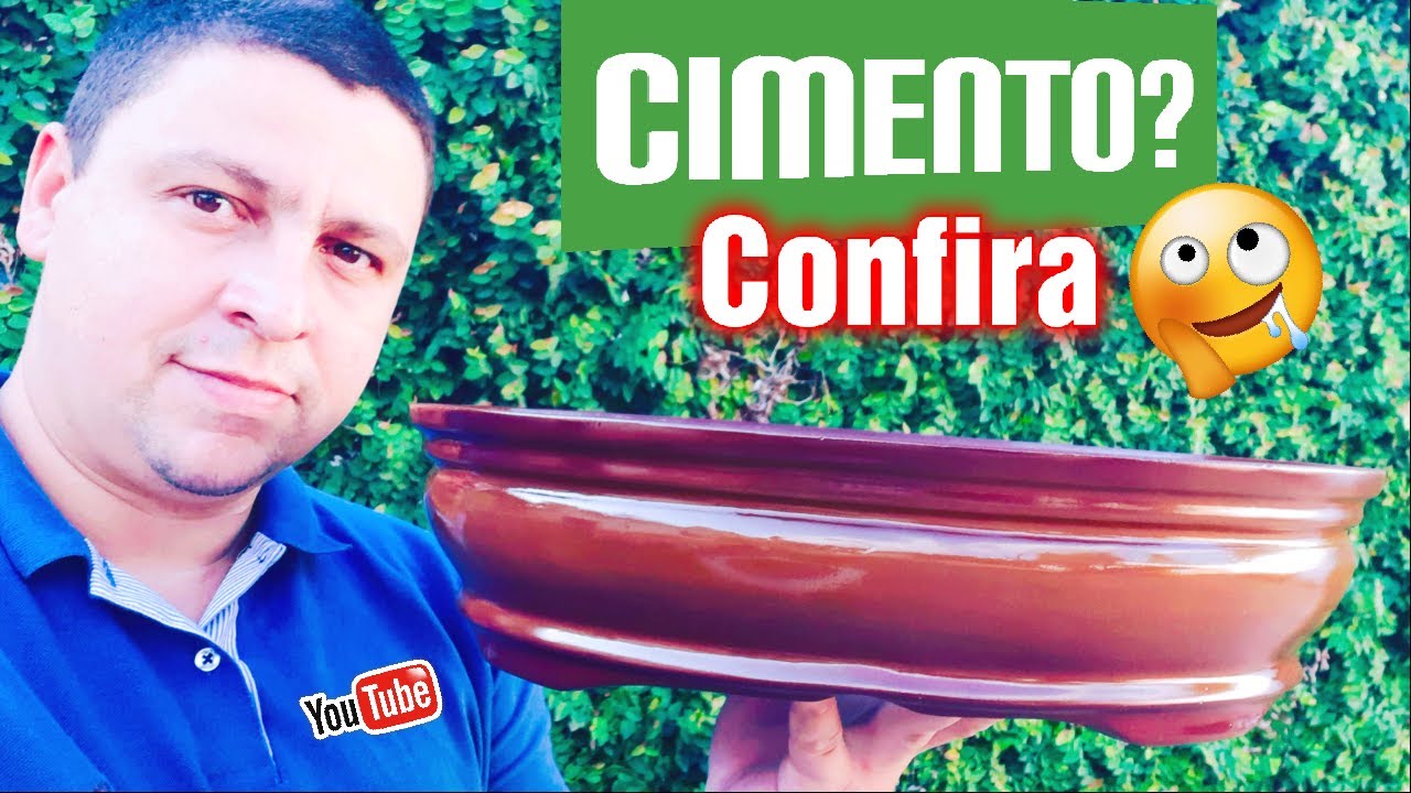 Fazendo Vaso para Bonsai de Cimento (Round Bonsai Pot) - VÍDEO 25
