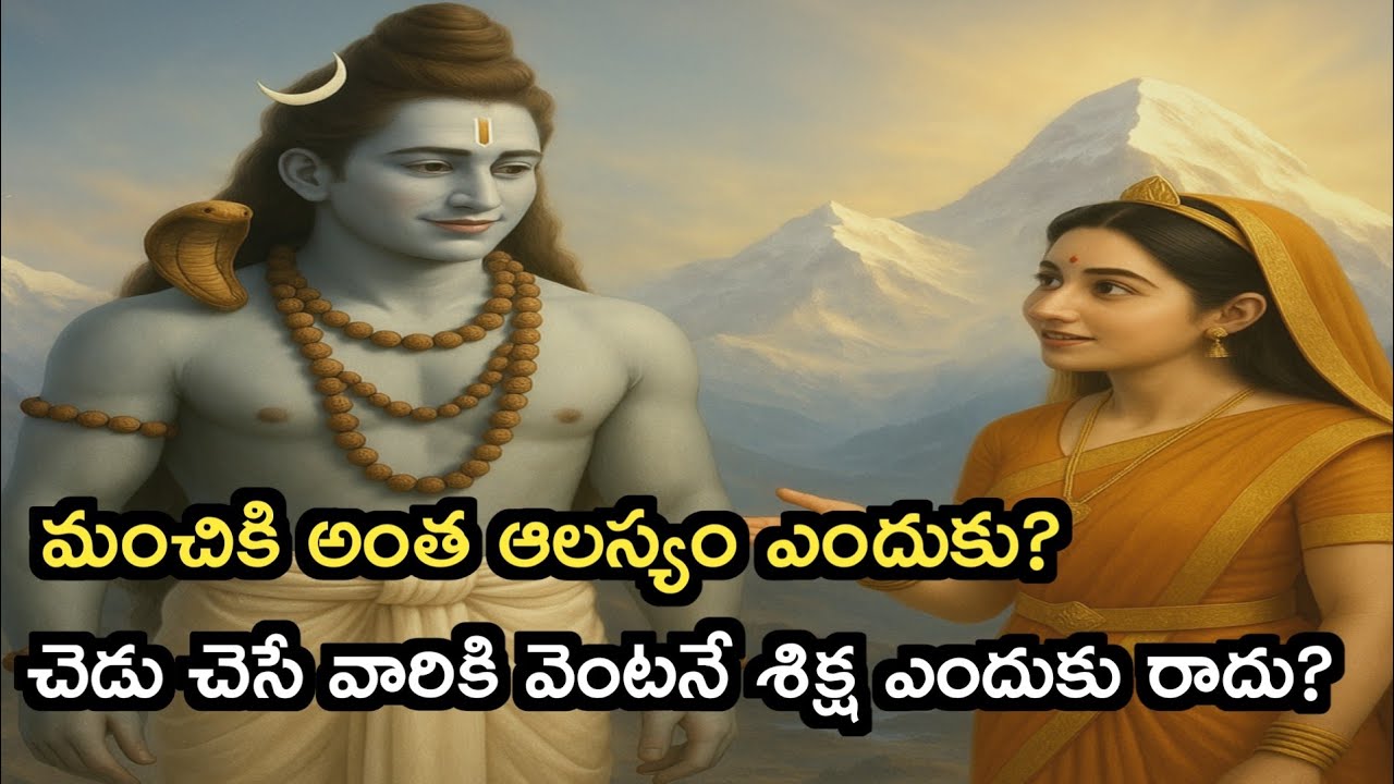 శివుడు చెప్పిన అద్భుతమైన కర్మ సత్యం! మంచికి ఆలస్యం ఎందుకు? చెడుకి శిక్ష ఎందుకు లేదు?#ధర్మ సందేశం