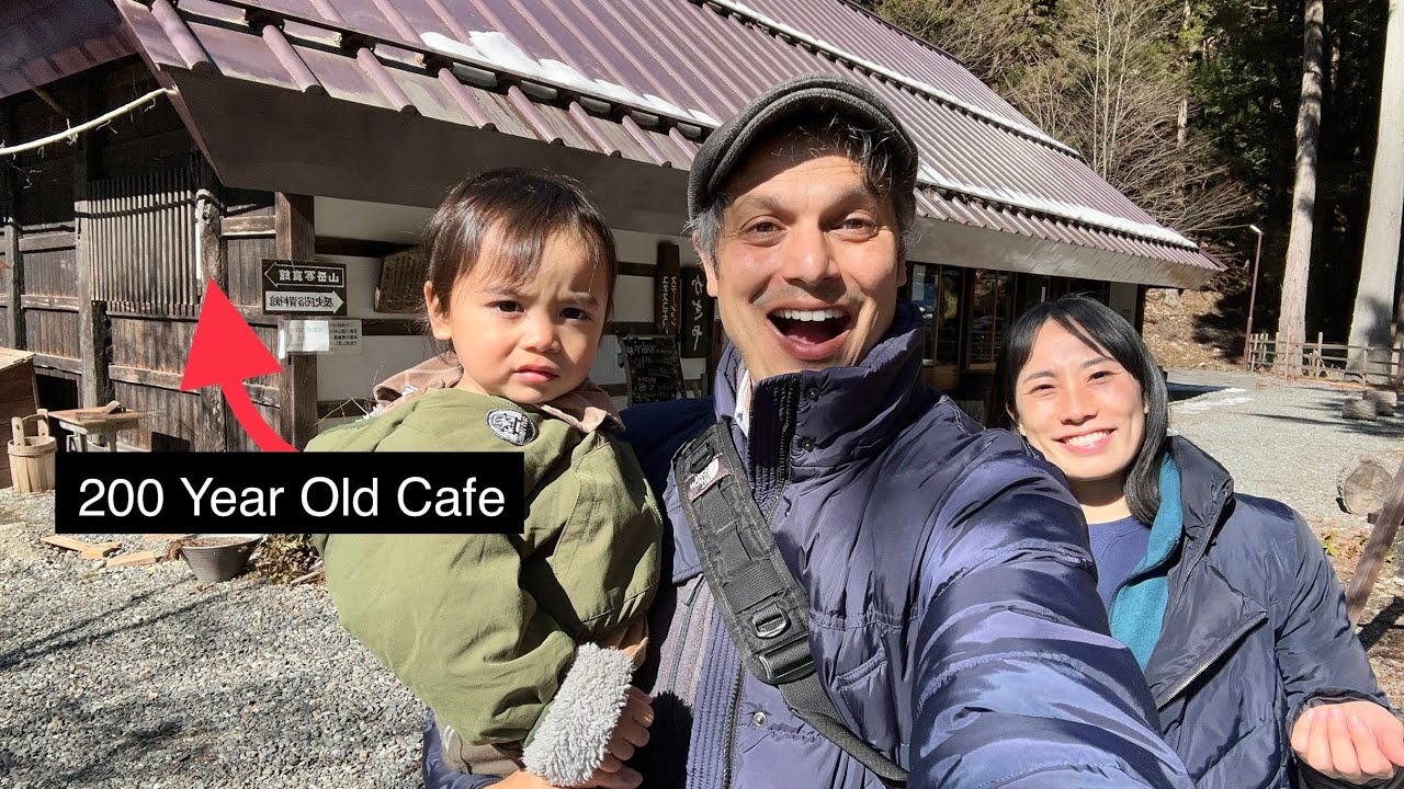 Ancient Japanese Mountain Town Street View