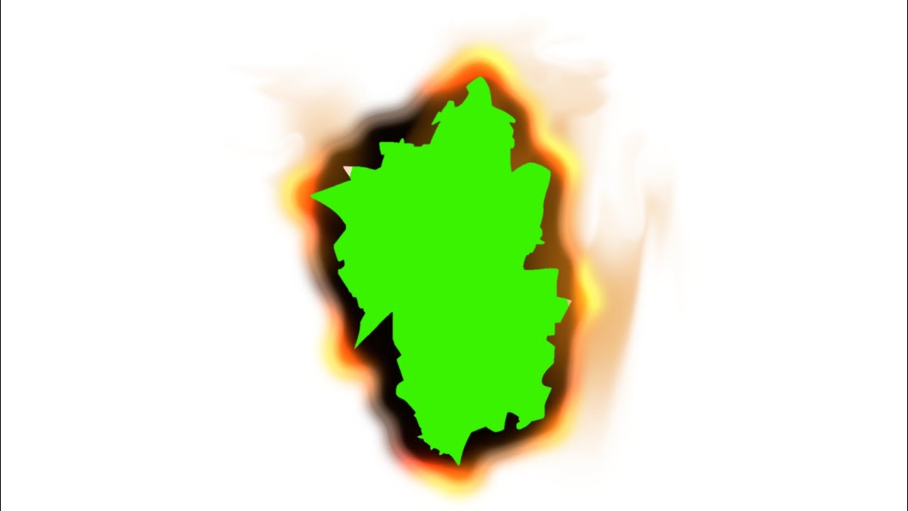 Paper Burning Transition Green Screen Animation Effects HD No copyright