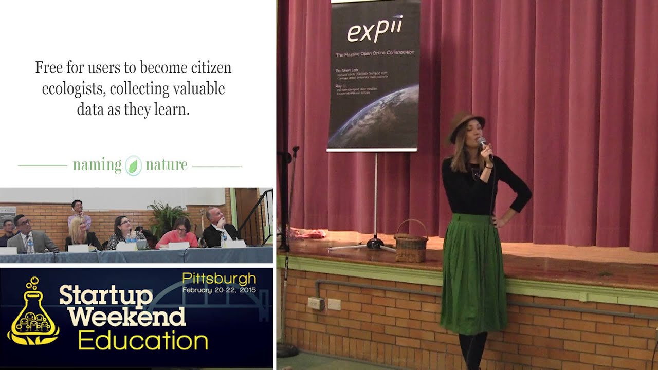 Naming Nature - Pittsburgh Startup Weekend Education - Final Pitch