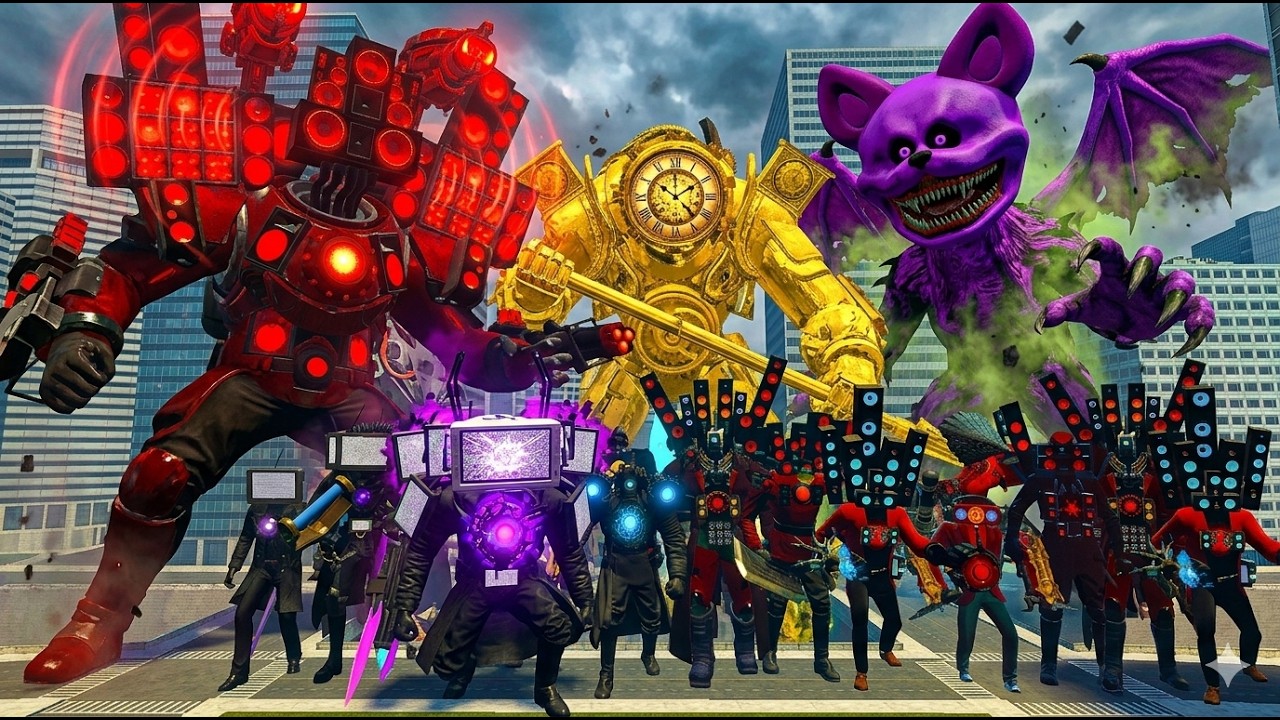 ALL TV MAN TITAN VS 1-79 SKIBIDI TOILET BOSSES, UPGRADED ASTRO DETAINER VS SPEAKERMAN & CAMERAMAN