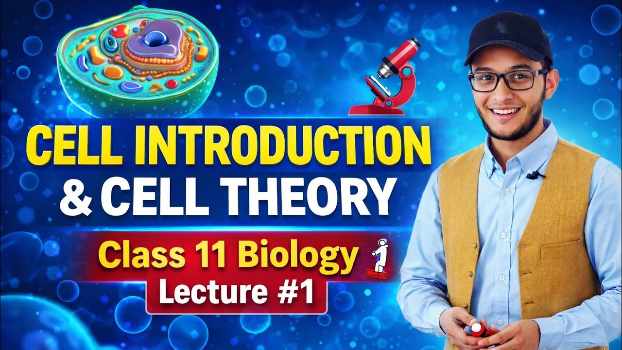 Cell Introduction & Cell Theory | Class 11 Biology Lecture 1 | Basic Unit of Life Explained