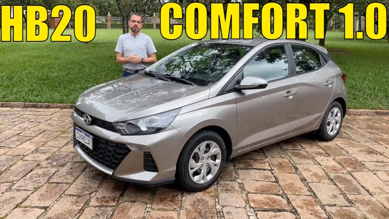 Avaliação: Hyundai HB20 Comfort 1.0 aspirado 2023