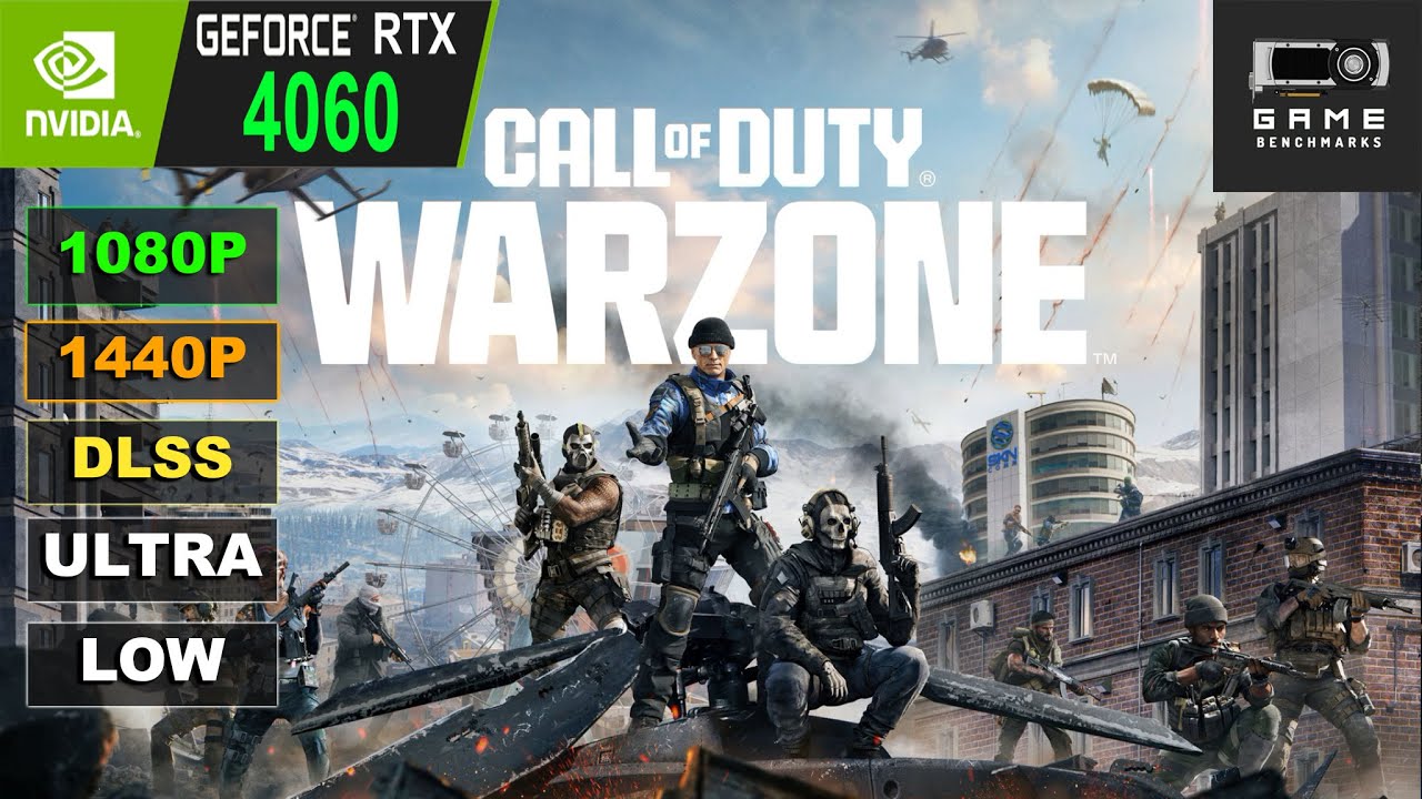 RTX 4060 | Обзор производительности Warzone Verdansk / Геймплей 1080P, 1440P DLSS
