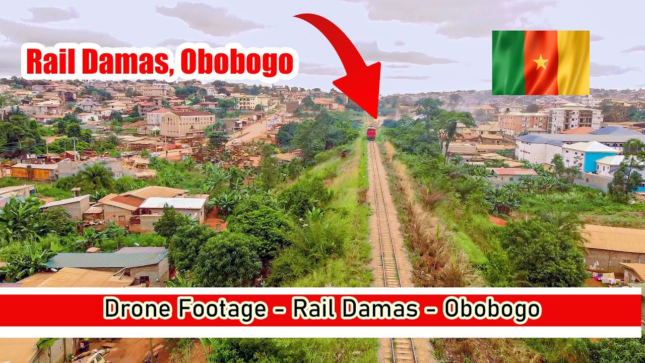 Rail Damas Reborn: Stunning 4K DRONE TOUR of Yaound&eacute;, Cameroon 🇨🇲