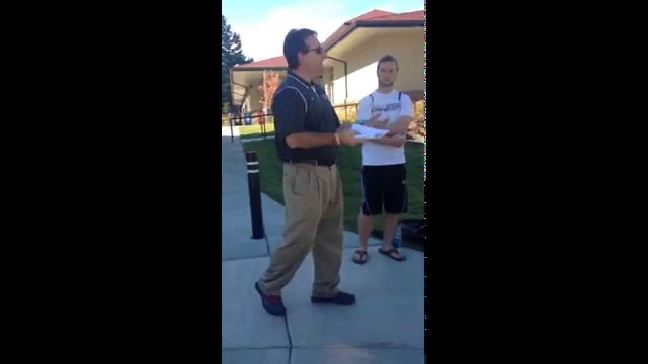 University officials threaten students passing out U.S. Constitution Part 2