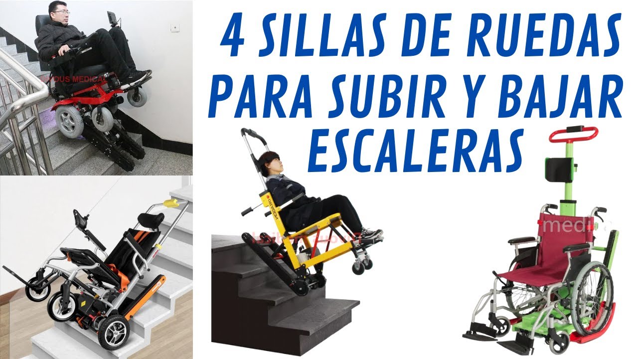 4 SILLAS DE RUEDAS ELECTRICAS PARA SUBIR Y BAJAR ESCALERAS, para DISCAPACITADOS y ANCIANOs 2023