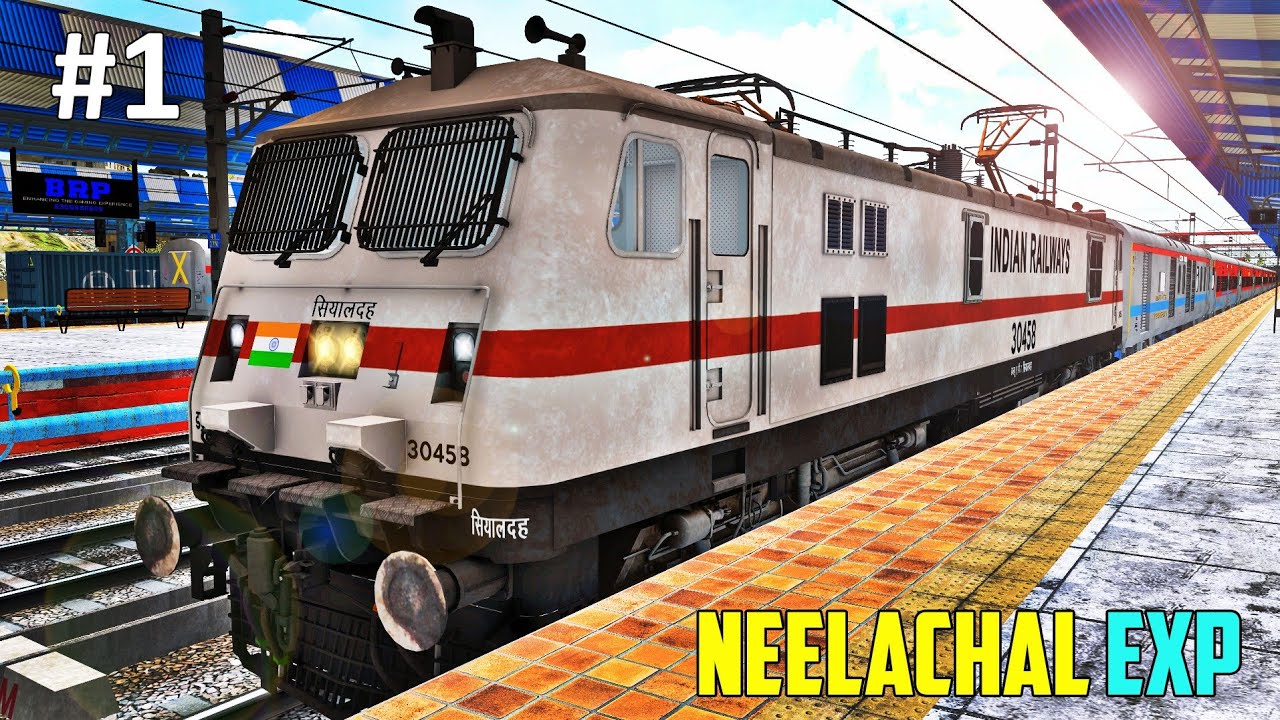 WAP-4 + HIGH SPEED || Neelachal Express in Train Simulator || FHD GAMEPLAY : IR-MSTS 🔥