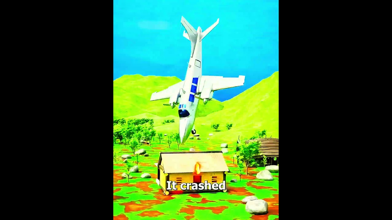 Crashed Due To a Crocodile 😨 #aviation #shorts #plane #crash #airplane