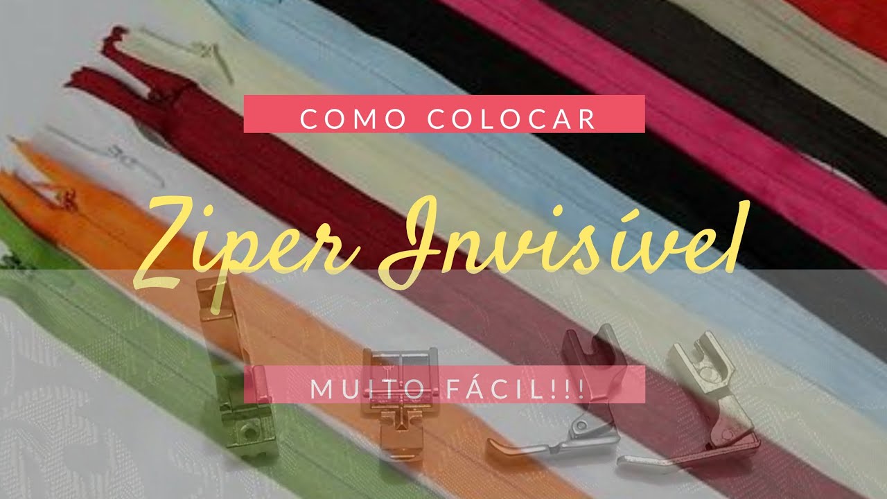 ZIPER INVISÍVEL, TRUQUES PARA APRENDER A COSTURAR JA! E tipos de calcadores| VIVIANE PRATES