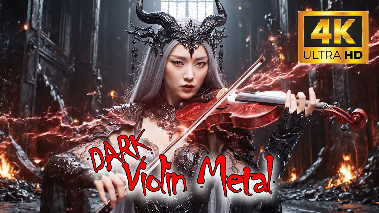 Unleashed Crescendo: Violin's Dark Metal Ascent, an Instrumental Masterpiece - Dark Violin Metal
