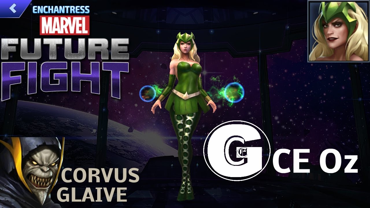 World Boss: Corvus Glaive vs Enchantress | Marvel: Future Fight