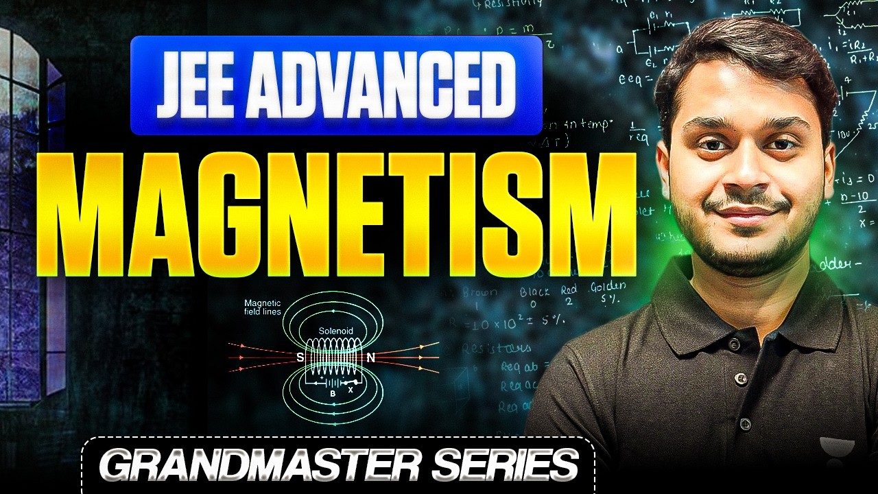 Magnetism for JEE Advanced 🔥| Grandmaster Series Physics | Aadarsh Sir