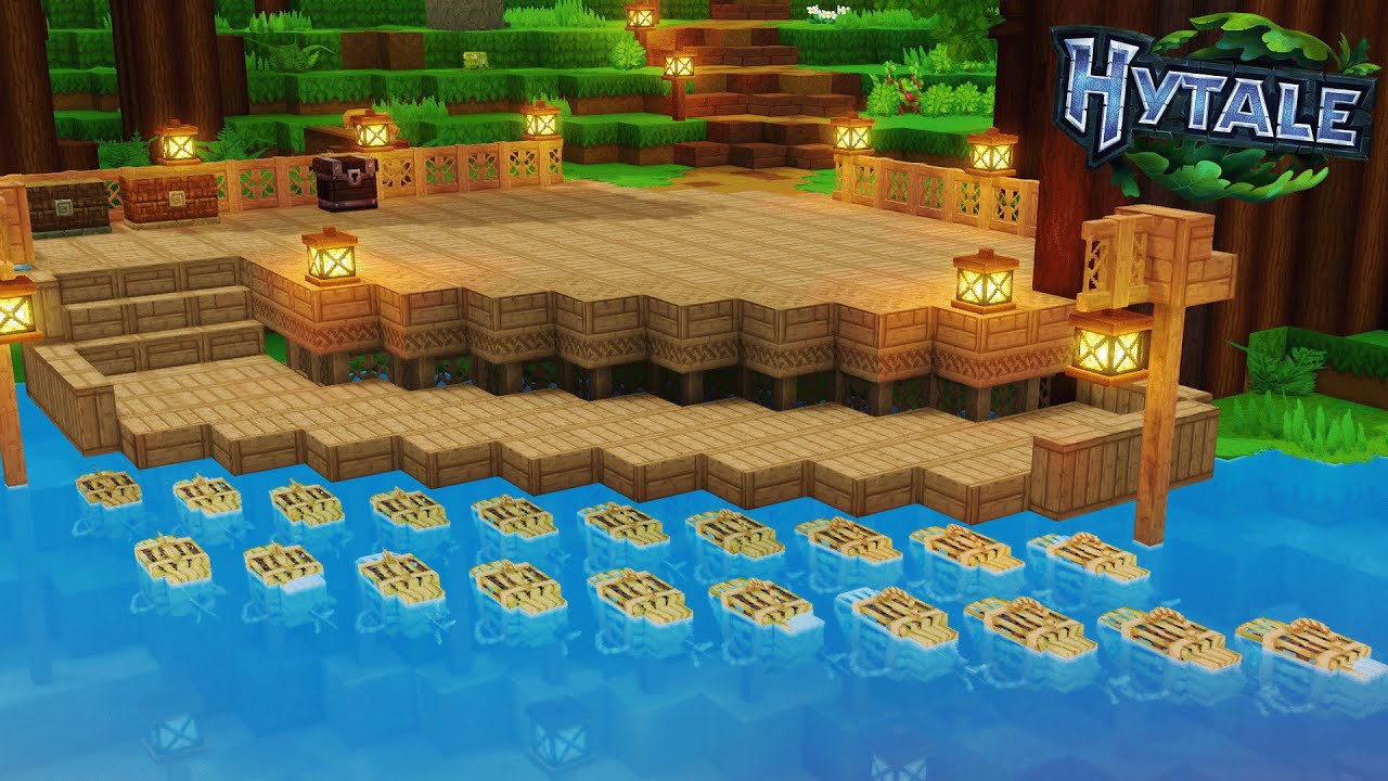 J'attaque ENFIN la création de mon PORT sur Hytale ! EP 15