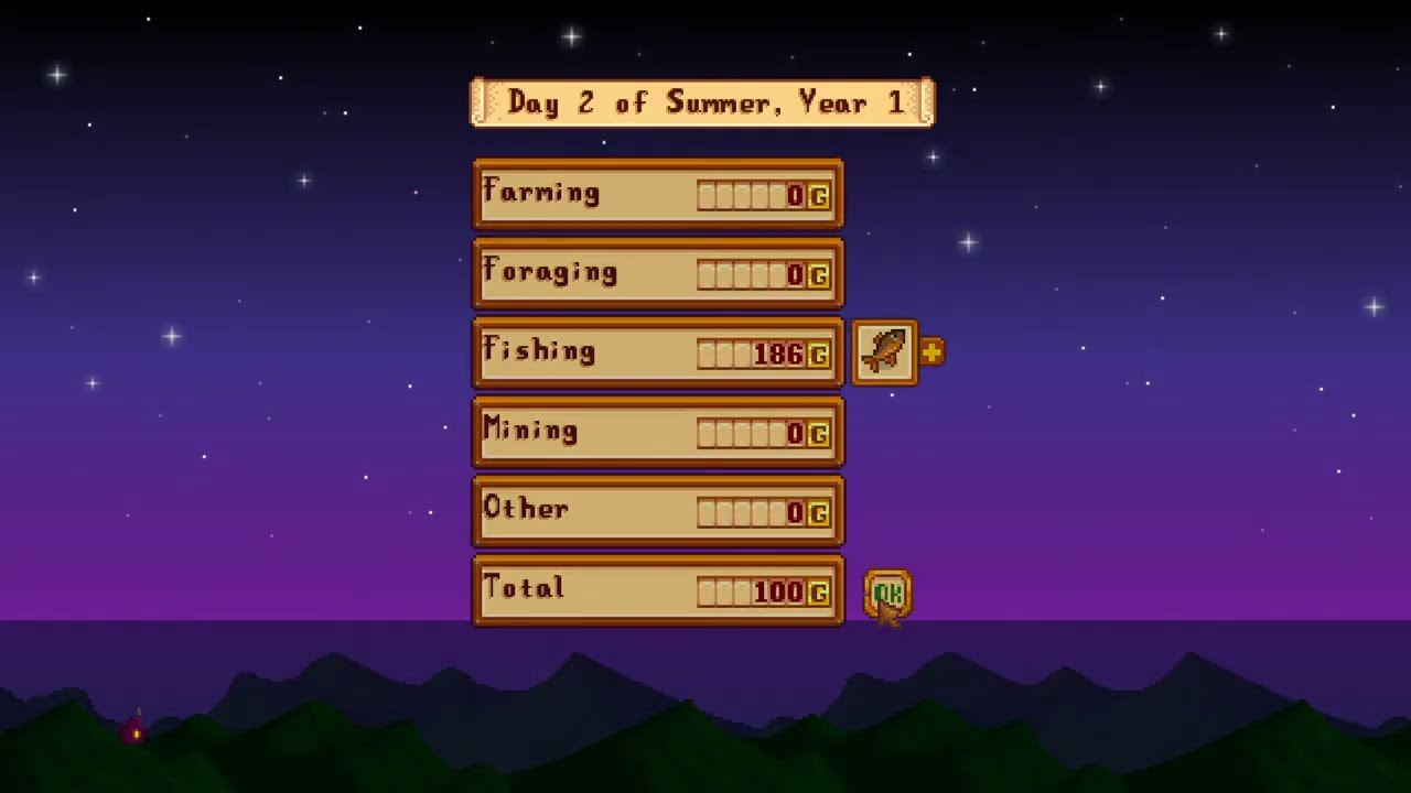 “Day 2 on the Farm! Starting Fresh in Stardew Valley 🌾 Year 1 Riverland Farm