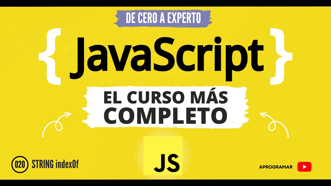 Aprogramar con JavaScript - 20 String indexOf