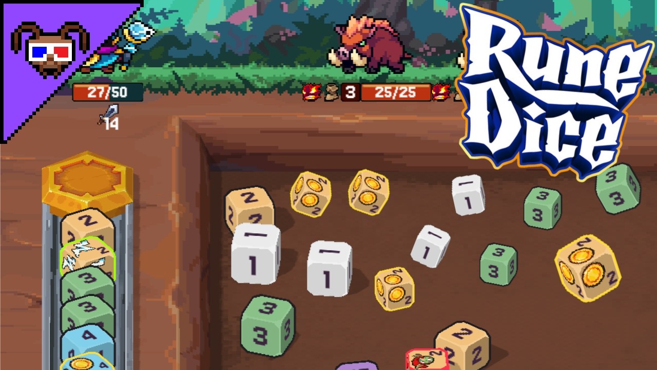 новый УВЛЕКАТЕЛЬНЕЙШИЙ рогалик в СТИЛЕ ПЕГЛИНА! {Rune Dice}