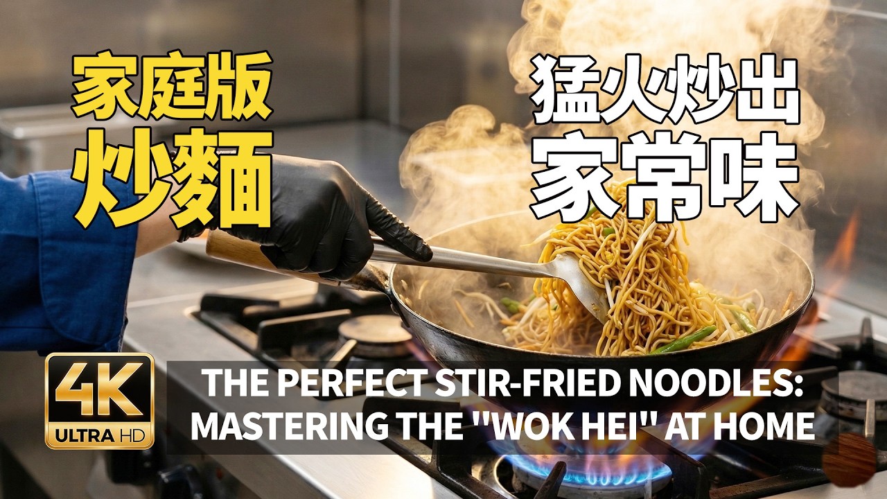 簡單的一盤麵，藏著最熱烈的煙火氣 | Homemade Stir-fried Noodles