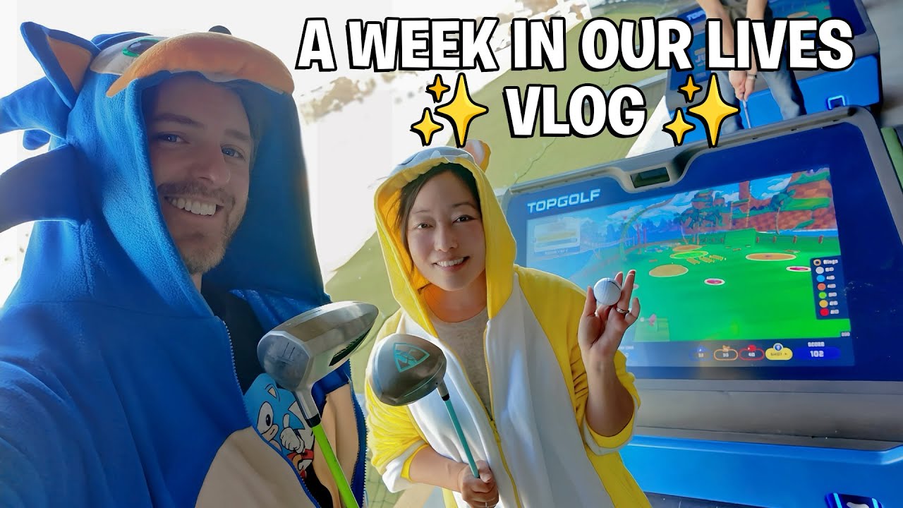 Vlog - Playing Sonic Golf IRL + Behind the Scenes During the Switch 2 Reveal - Super Kit & Krysta 64