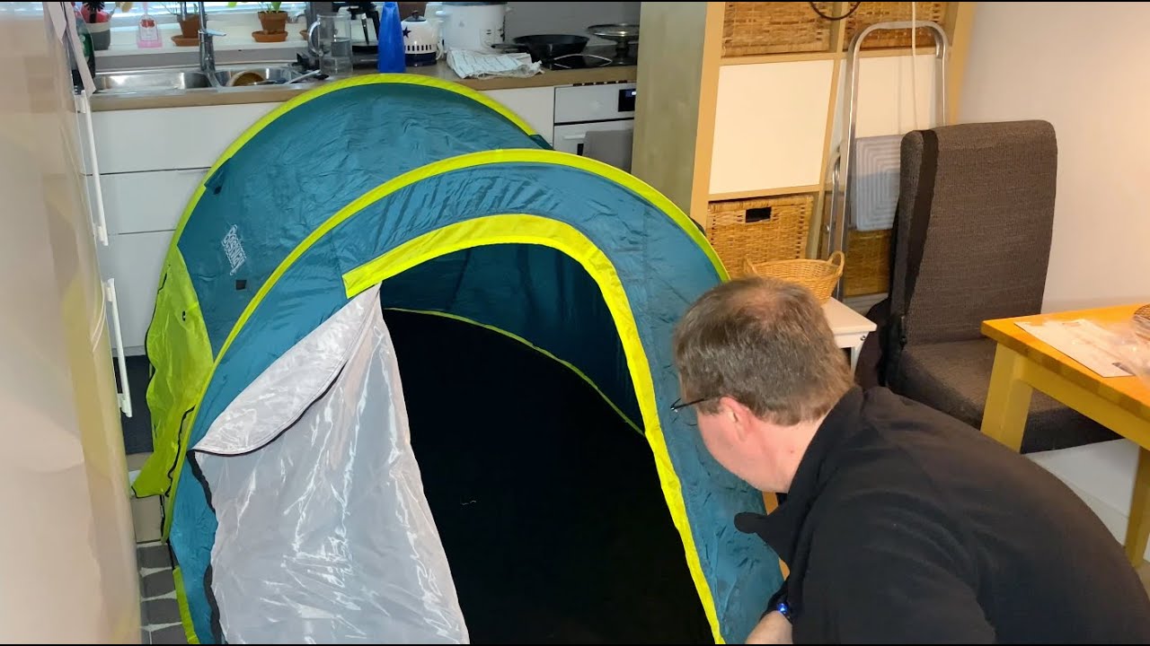 Jag preppar och tältar i köket