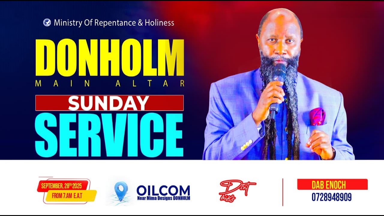 DONHOLM ALTAR SUNDAY SERVICE - 28TH SEPTEMBER 2025