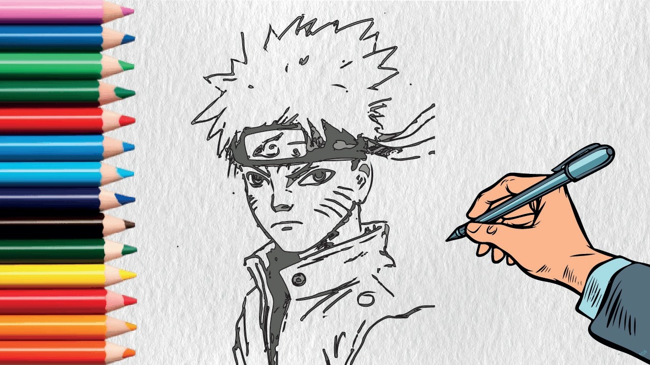 How to Draw Naruto Uzumaki Step by Step | Realistic Pencil Sketch Tutorial