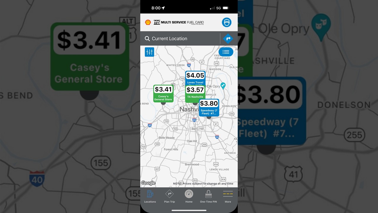 Fuel Locator: Product Feature