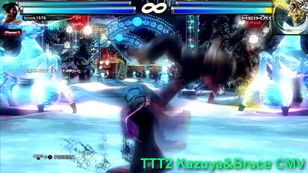 철권태그2 카즈야&브루스 콤보무비