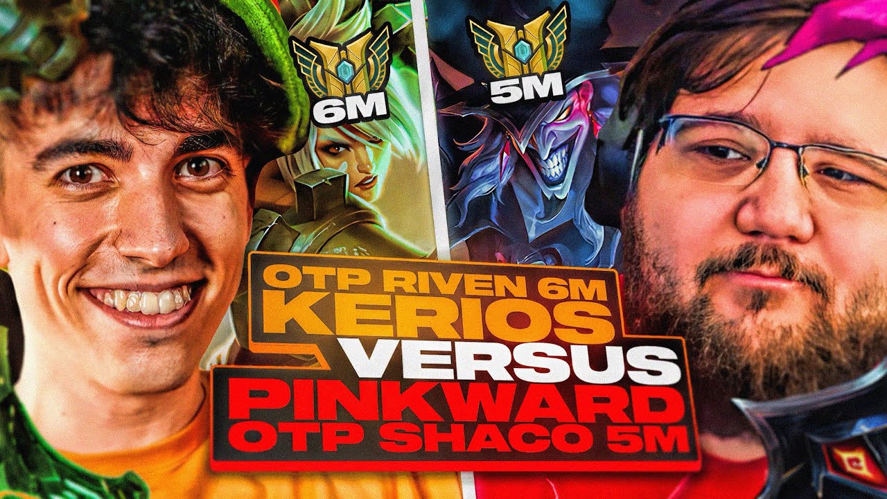 REACCIÓN A PINKWARD vs KERIOS 🤡 ¡SHACO 5.000.000 MAESTRIA vs RIVEN 6.000.000 MAESTRIA! 😈