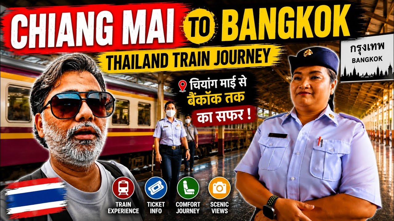 Thailand Train Journey 🇹🇭 Chiang Mai to Bangkok || How Expensive Is Thailand Train Journey 🇹🇭
