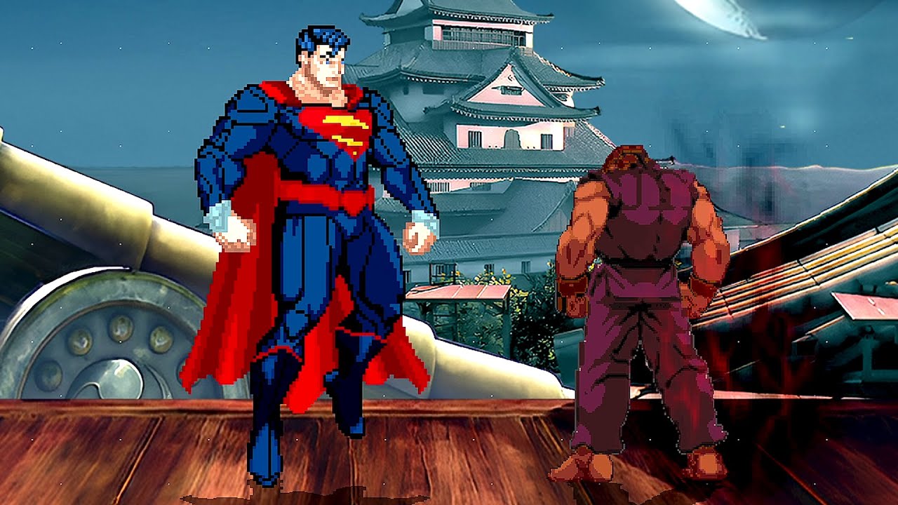 SUPERMAN -vs- EVIL RYU (Street Fighters)