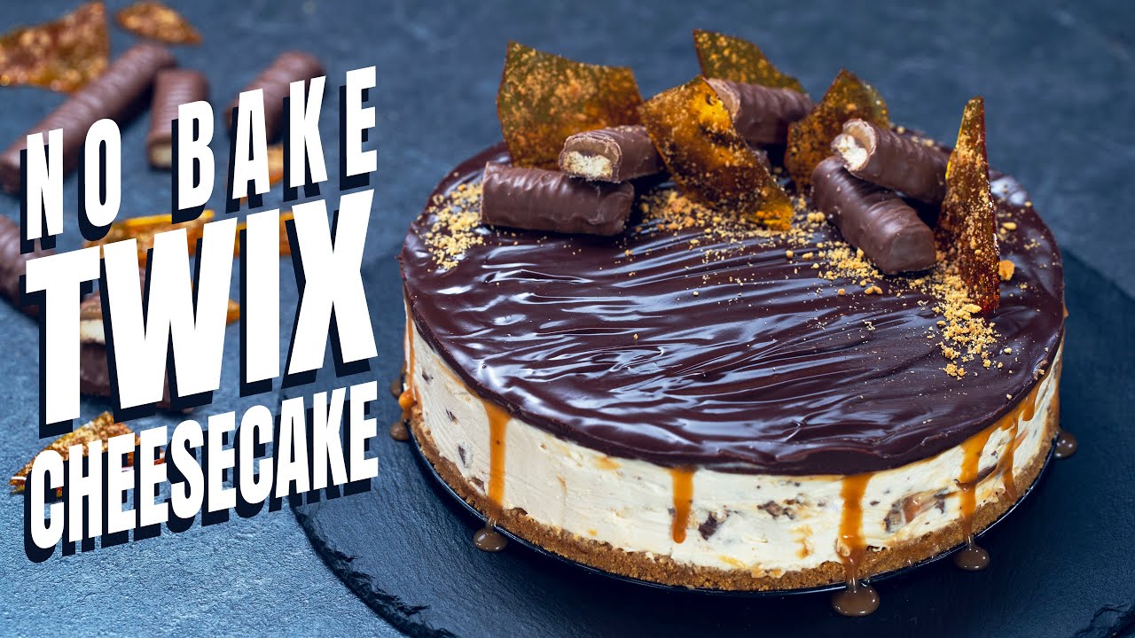 No-Bake Twix Cheesecake