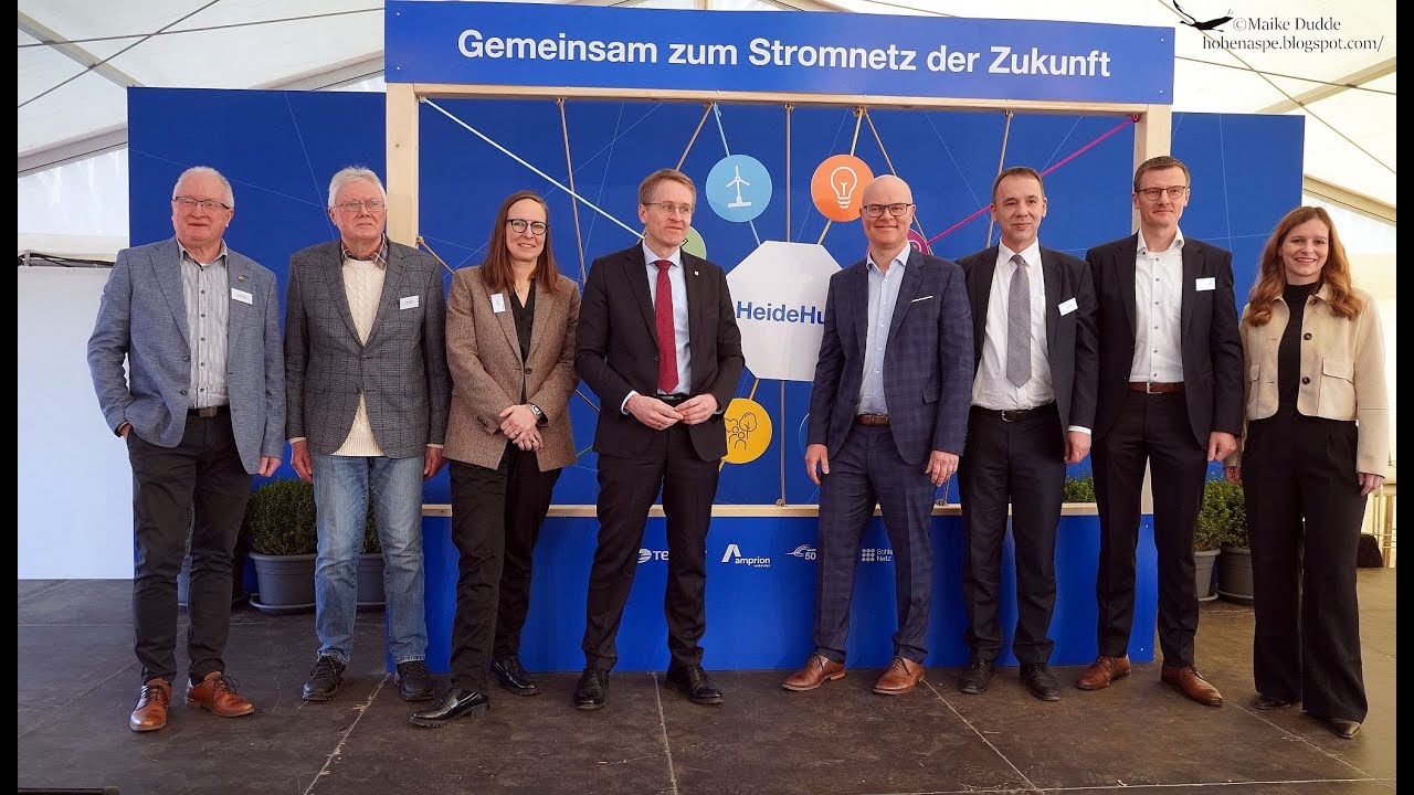 Baustart HeideHub in Wöhrden Kreis Dithmarschen