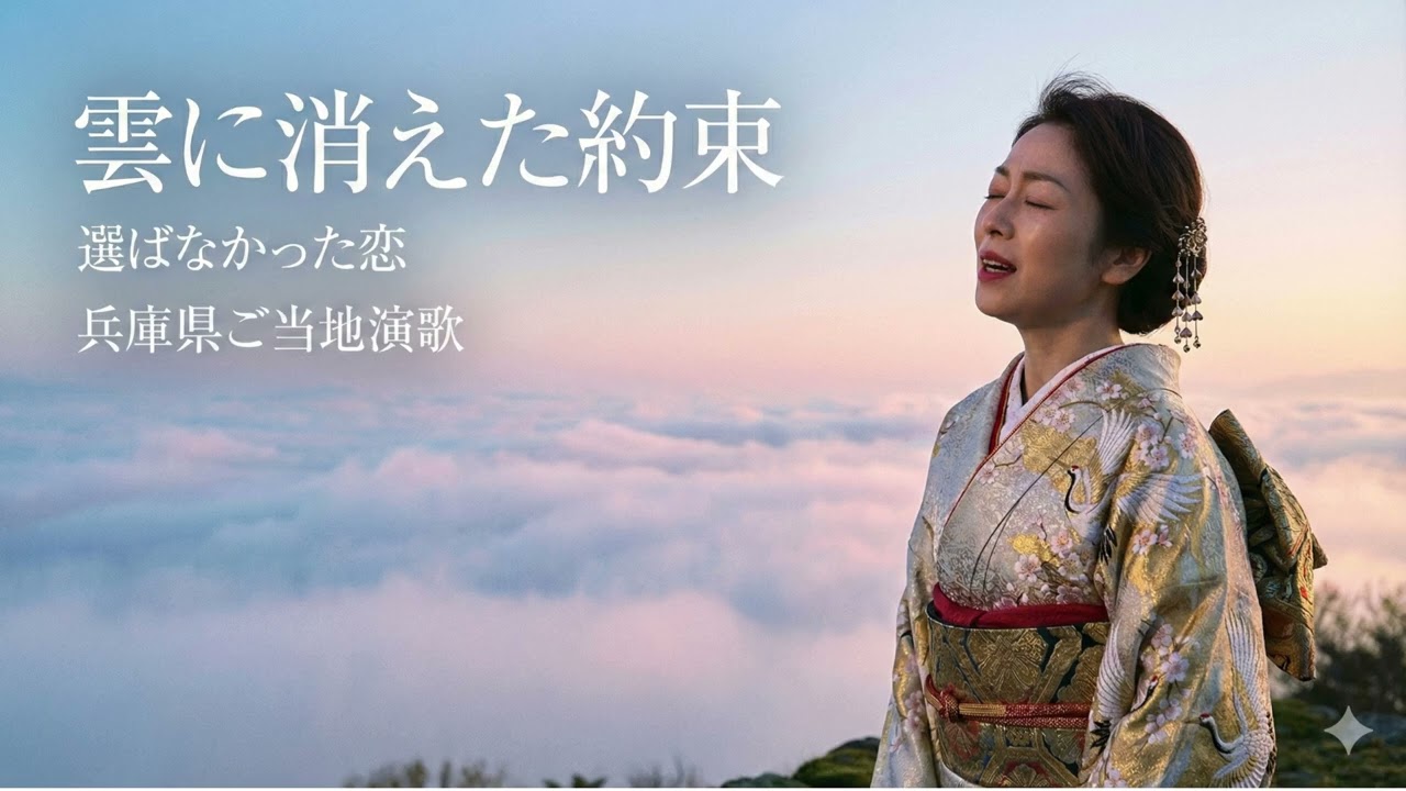 雲に消えた約束（AI演歌）｜選ばなかった恋が胸に残る夜に